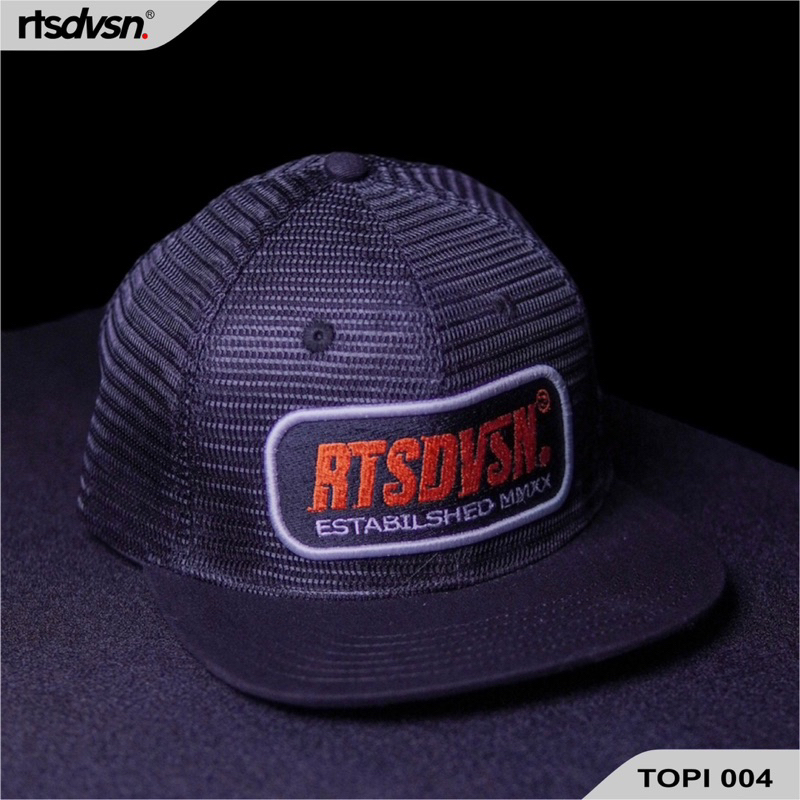 TOPI RTSDVSN 004 | TOPI Pria &amp; Wanita | Topi Jaring Jaring | TOPI SNAPBACK