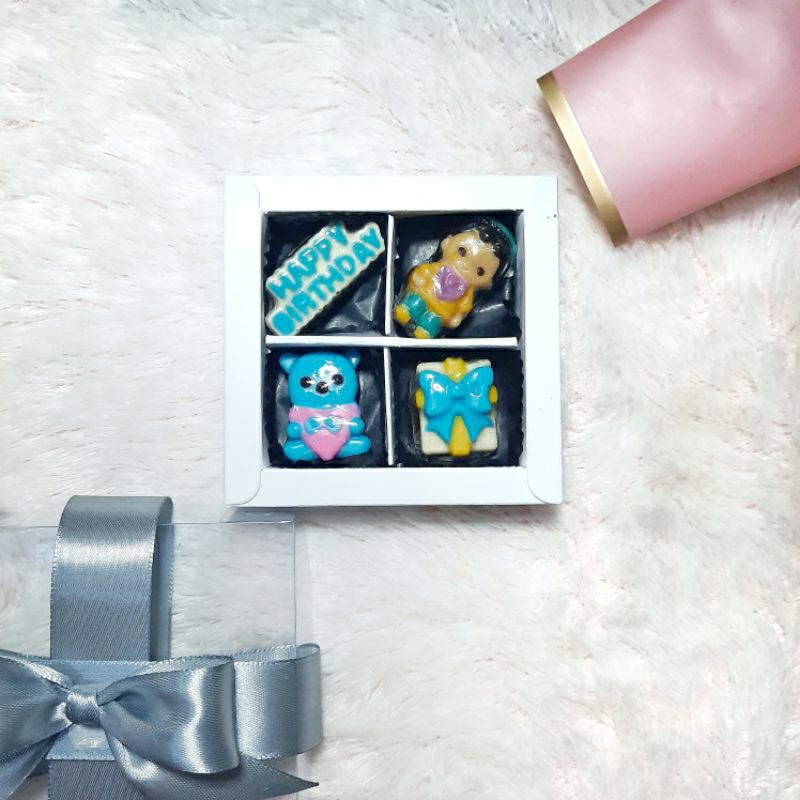 

Coklat hadiah HBD Sekat 2x2