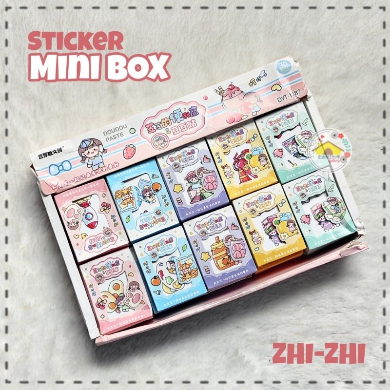 

Sticker Mini Box - ZHI ZHI series Glossy & Colour Sticker 24 Sheet