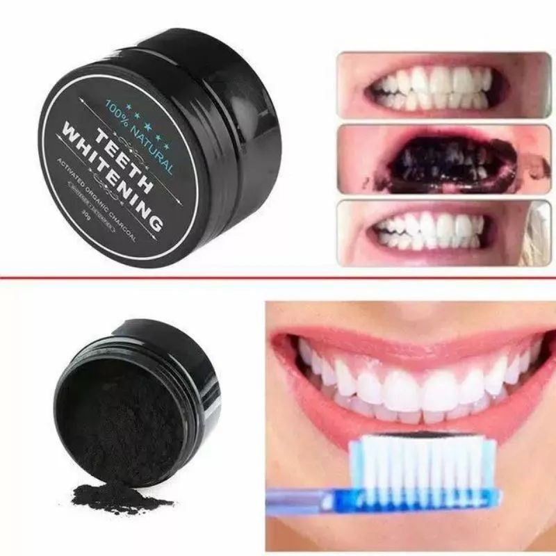 Pemutih Gigi / Bubuk Pemutih Gigi / Teeth Whitening Pemutih Dan Penghilang Karang Gigi