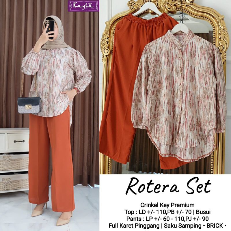 (NEW)SETELAN WANITA OOTD/MARBEL#5//'KUZZI #2/ROTTA/ROTERA BY KAYLA