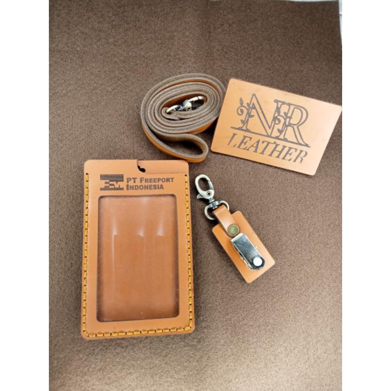 ID CARD KULIT CUSTOM PT FREEPORT