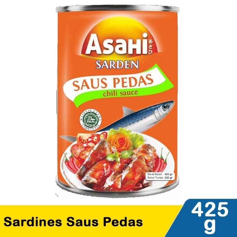 

Asahi Sardines Saus Pedas 425G