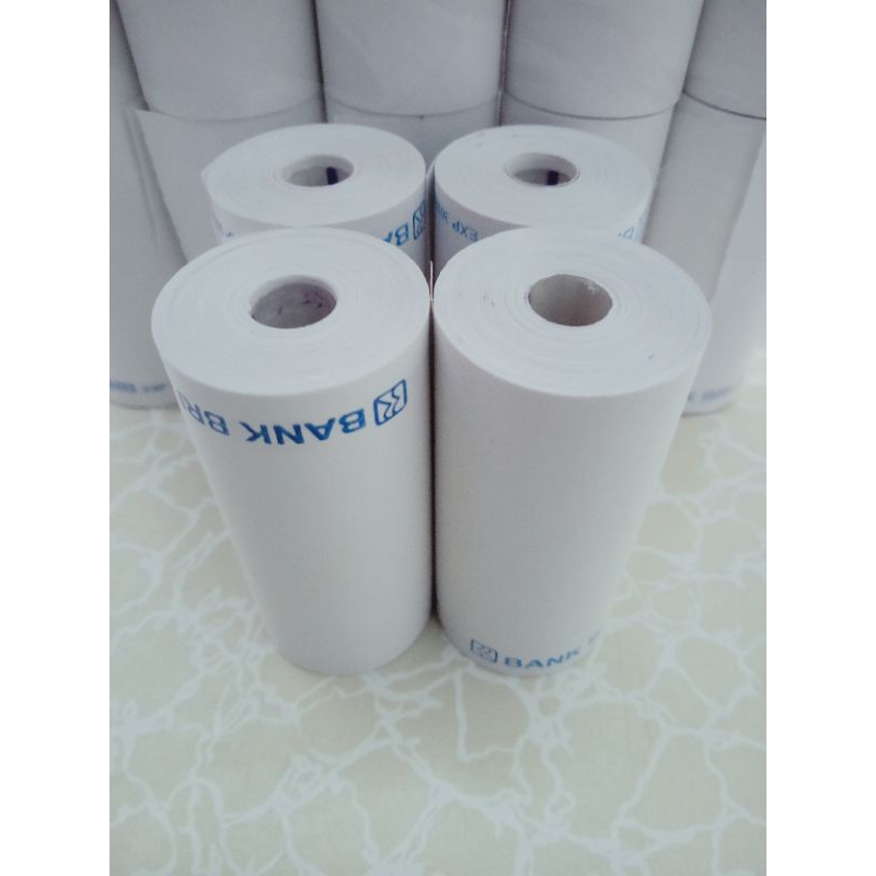 

kertas thermal logo bank BRI uk.57x30