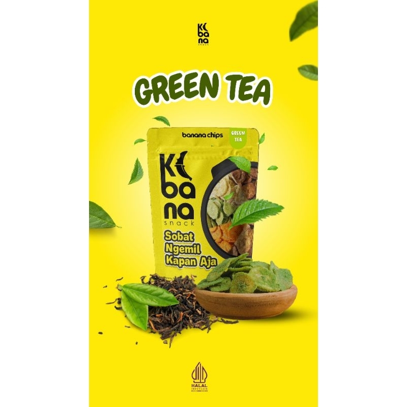

KERIPIK PISANG KIBANA - BANANA CHIPS VARIAN RASA GREEN TEA