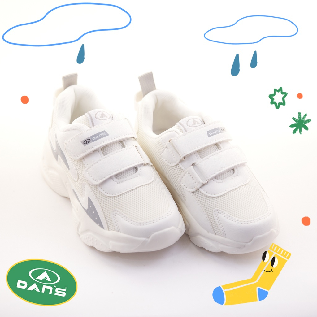 Dans Yustin Sepatu Sneakers Anak Laki-Laki - White