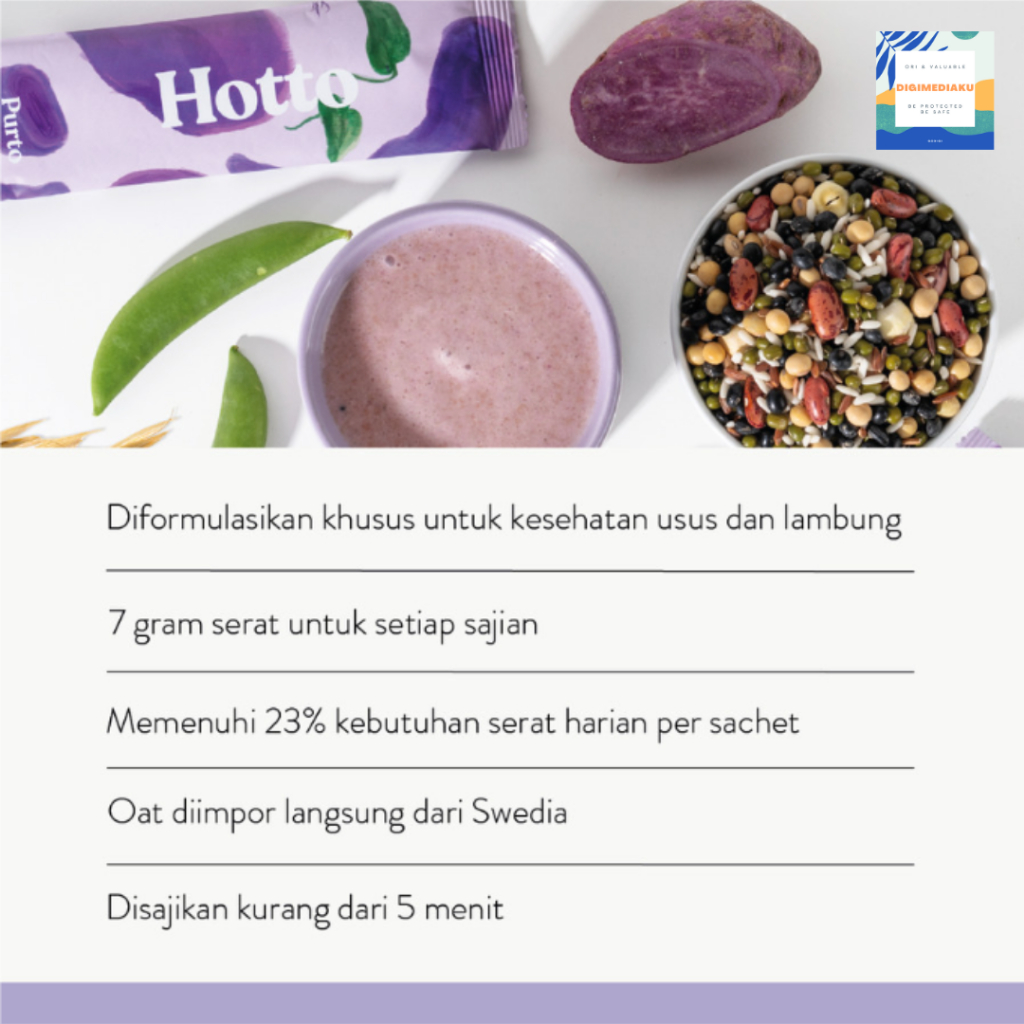 PROMO!! Hotto Purto Multigrain with Purple Potato (1 pouch) Meal Replacement