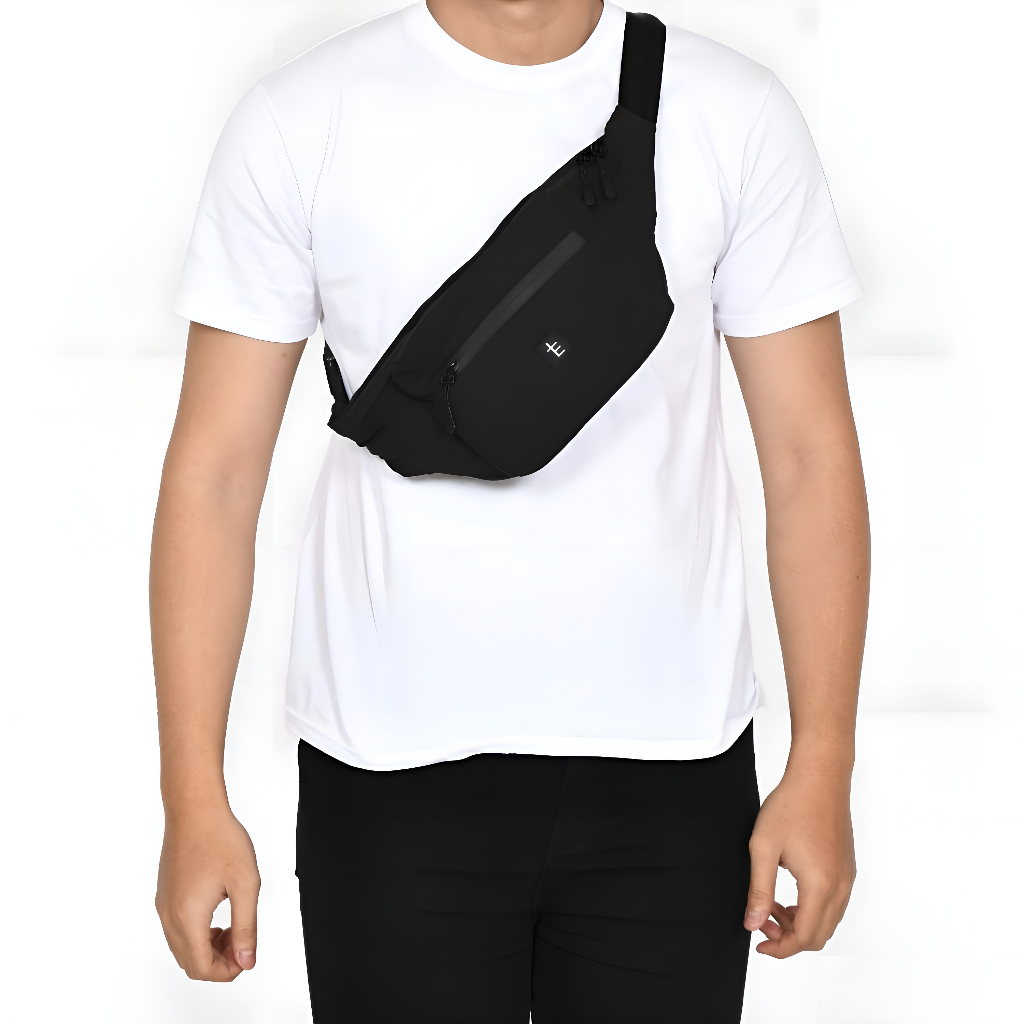 Tas Selempang Pria Wanita Anti Air Waist Bag Terbaru (MERKURIUS)