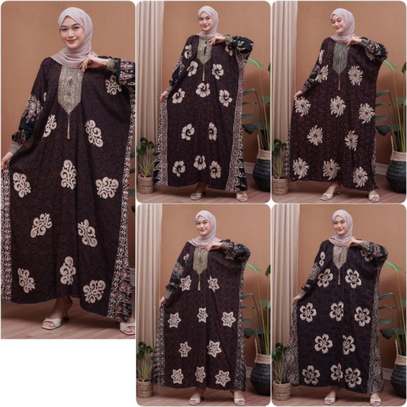 KAFTAN COKLAT RENDA