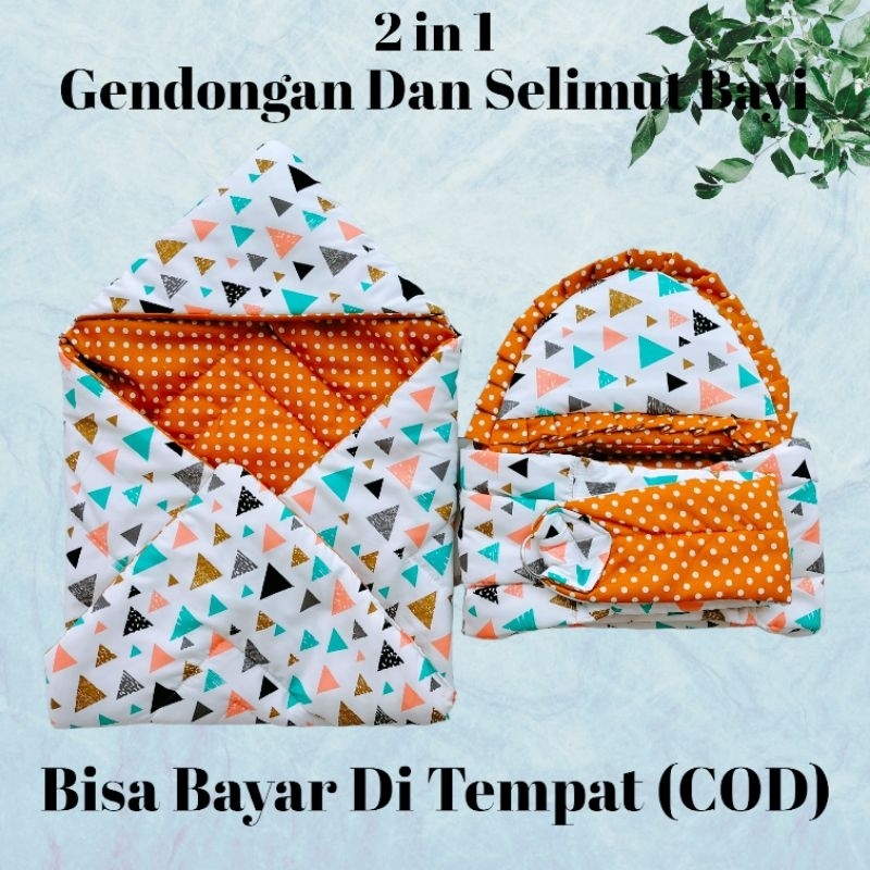 Paket Hemat (2 in 1) Gendongan Bayi Motif Terbaru Dan Terlaris