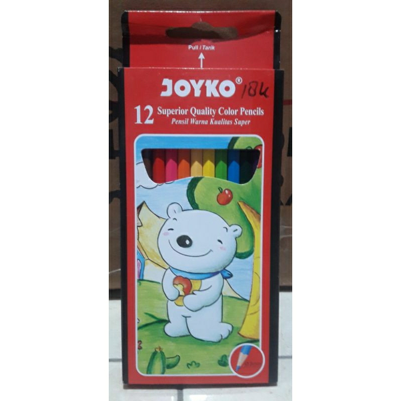 

1 Pack Pensil Warna Besar JOYKO Kualitas Super isi 12.