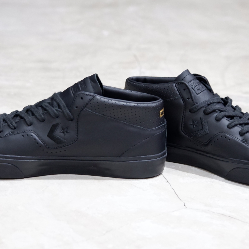 CONVERSE L.LOPEZ PRO MID MONO LEATHER BLACK