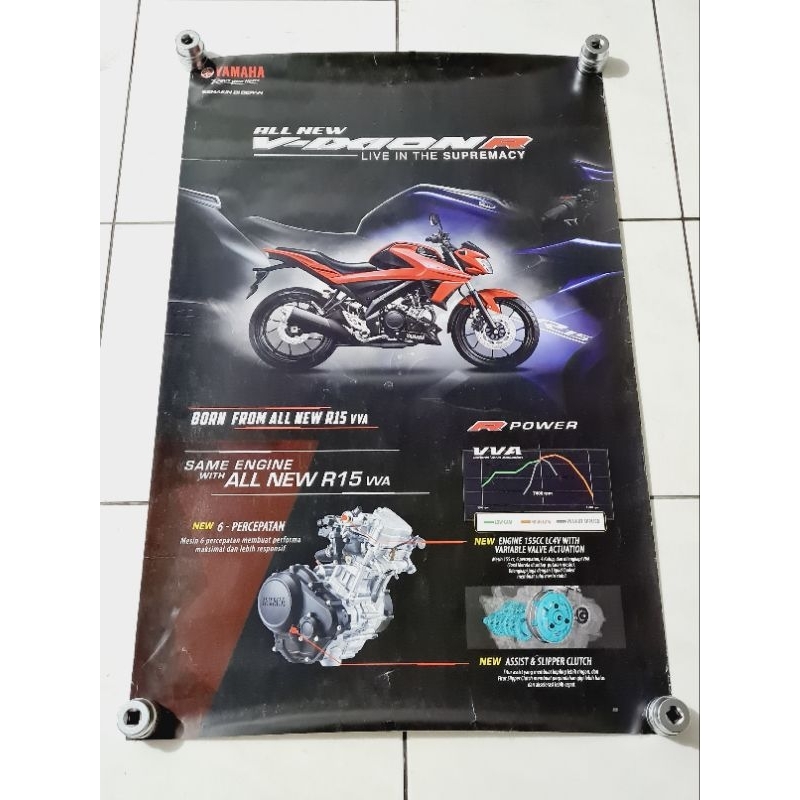 Poster Jumbo Motor YAMAHA VIXION ORI