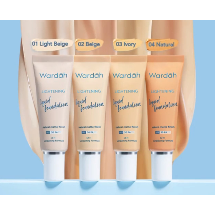 (BPOM+HALAL) WARDAH LIQUID FOUNDATION| WARDAH ALAS BEDAK