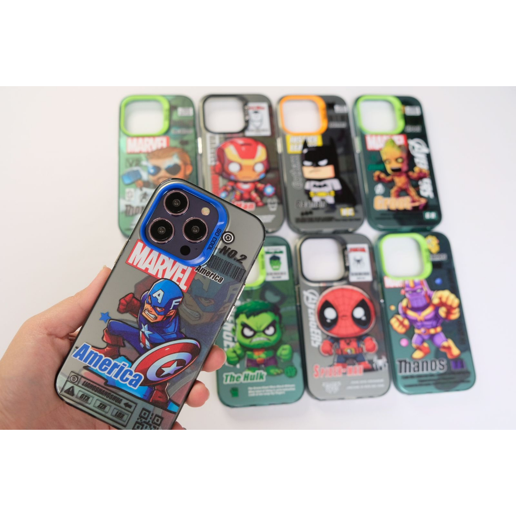 NEW SAVAGE CASE !!  HOLOGRAM AVENGERS IRON MAN HULK SPIDERMAN THOR GROOT THANOS CAPTAIN AMERICA MARVEL HEROES BATMAN IP 14 PROMAX 14 PRO 14 13 PROMAX 13 PRO 13 12 PROMAX 12 PRO 12  11 SOFTCASE