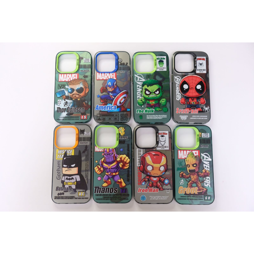 NEW SAVAGE CASE !!  HOLOGRAM AVENGERS IRON MAN HULK SPIDERMAN THOR GROOT THANOS CAPTAIN AMERICA MARVEL HEROES BATMAN IP 14 PROMAX 14 PRO 14 13 PROMAX 13 PRO 13 12 PROMAX 12 PRO 12  11 SOFTCASE