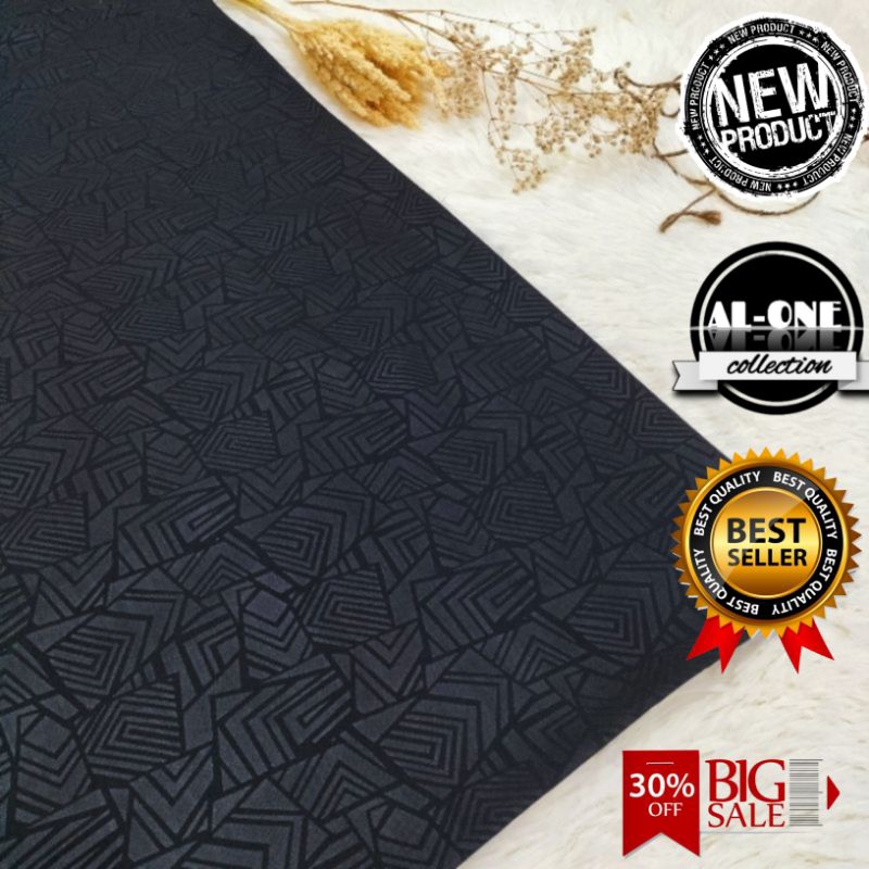 Kain embos ethnic Bahan gamis abaya koko embos motif ethnic wolfis embos ethnic grade A