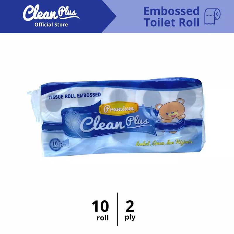 tissue cleanplus toilet 10 roll