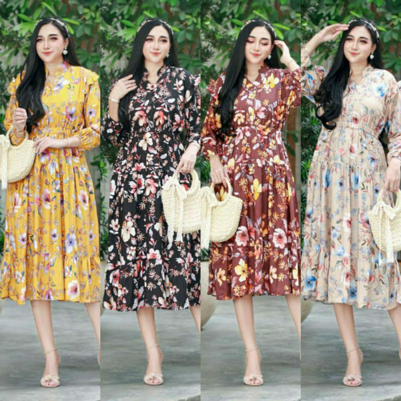 DRESS TUNIK ANJANI // DRESS WANITA // DRESS TUNIK ANJANI PREMIUM