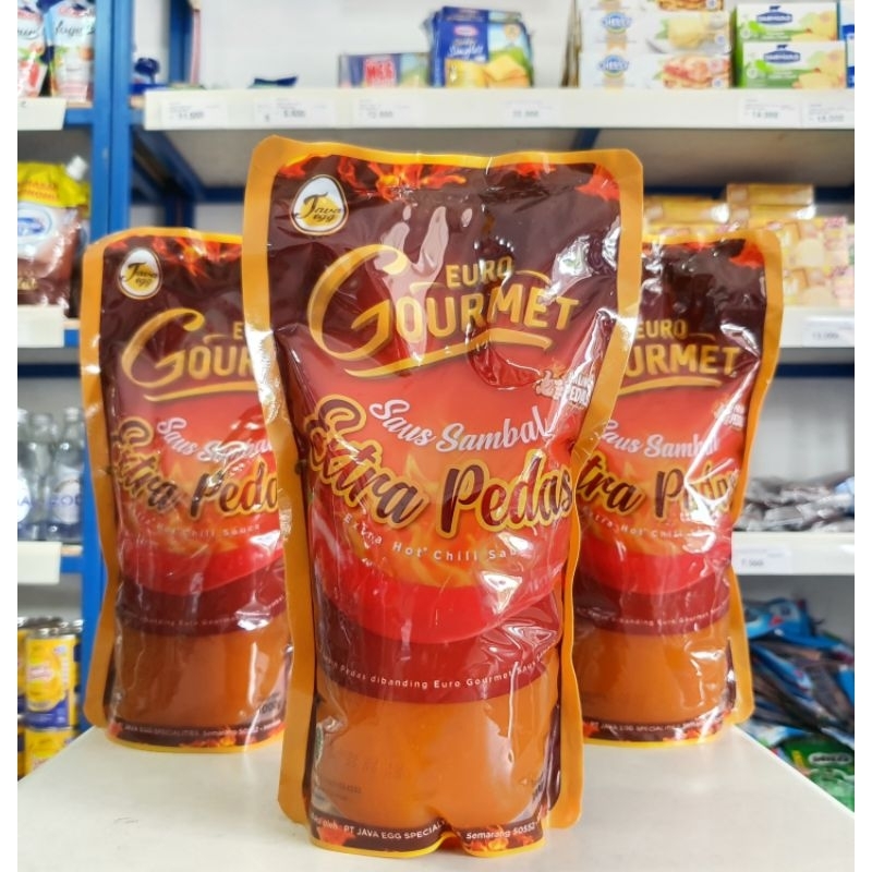 

Saus Sambal Extra Pedas 1Kg / Saus Sambal Extra Hot Euro Gourmet 1Kg / Sambal Extra Pedas Euro Gourmet 1Kg