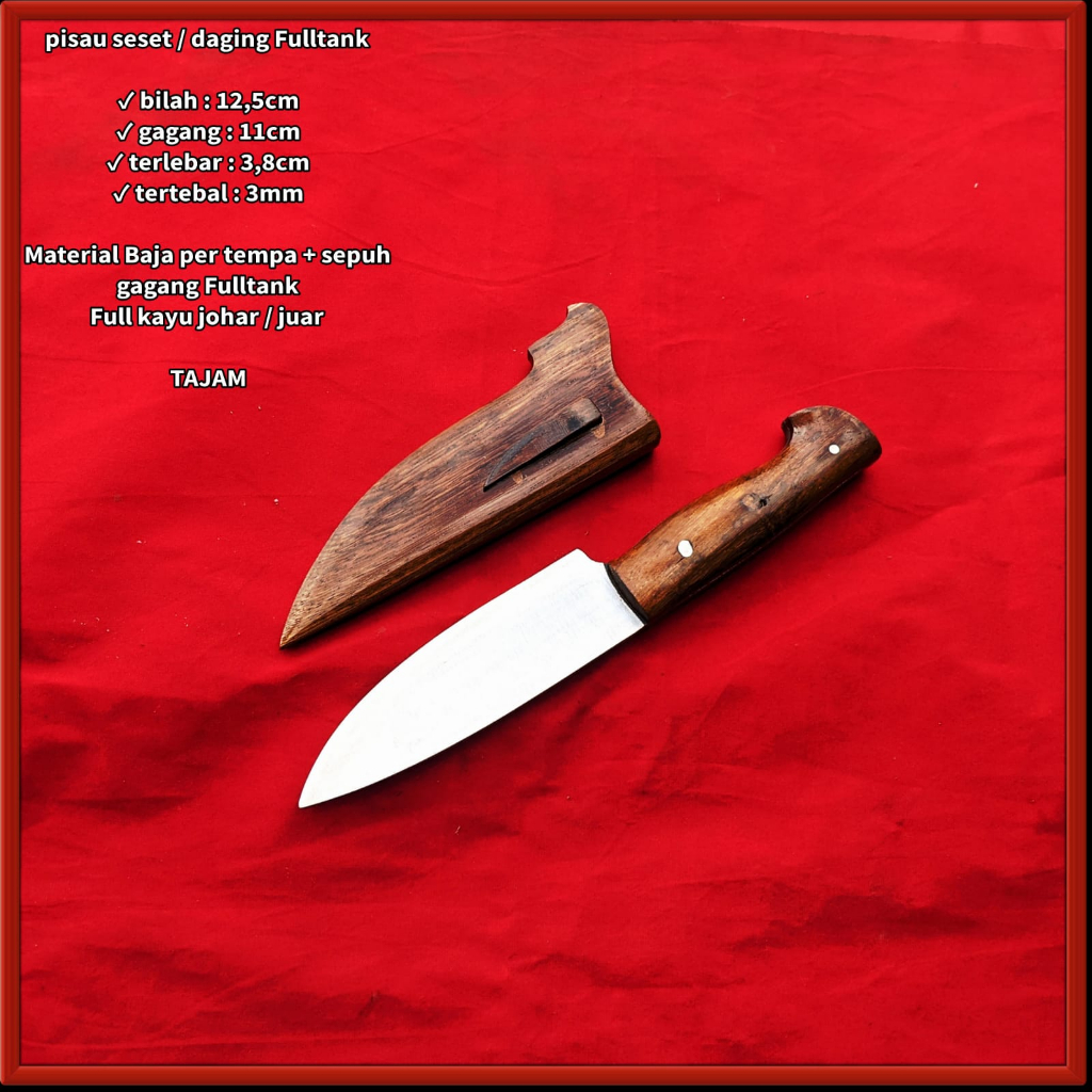 Pisau Seset Daging Fulltang