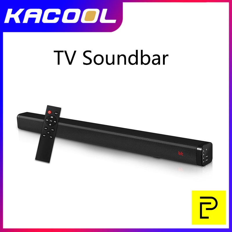 POPCORN Speaker TV Soundbar 40W Sound Bar Bluetooth 5.0 Konektivitas Berkabel dan Nirkabel Subwoofer Soundbar Bass Cerdas