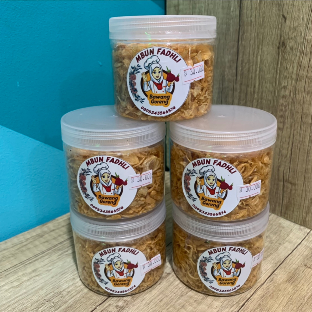 

Bawang goreng Sumenep lauk tabur nasi bawang goreng MBUN FADHLI 85 gr