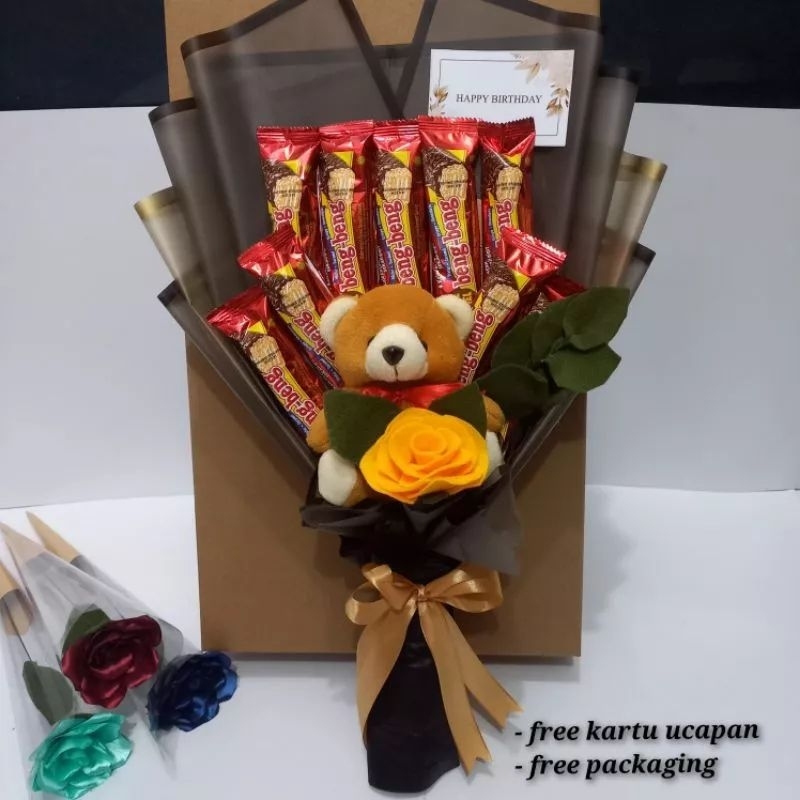 BUCKET SNACK BONEKA / BUKET MAKANAN / WISUDA / ULTAH