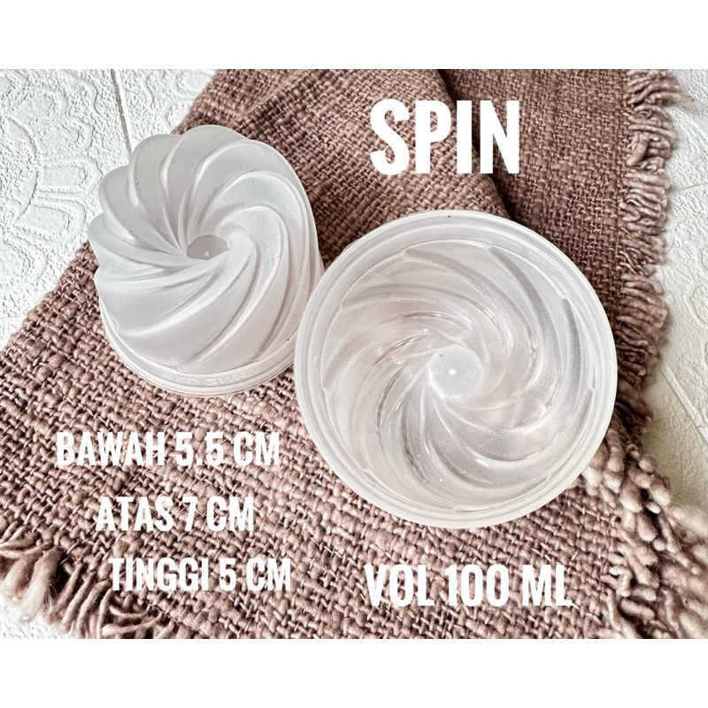 1 PCS Cetakan Puding Mini Spin , Diamond , Hazel , Royal