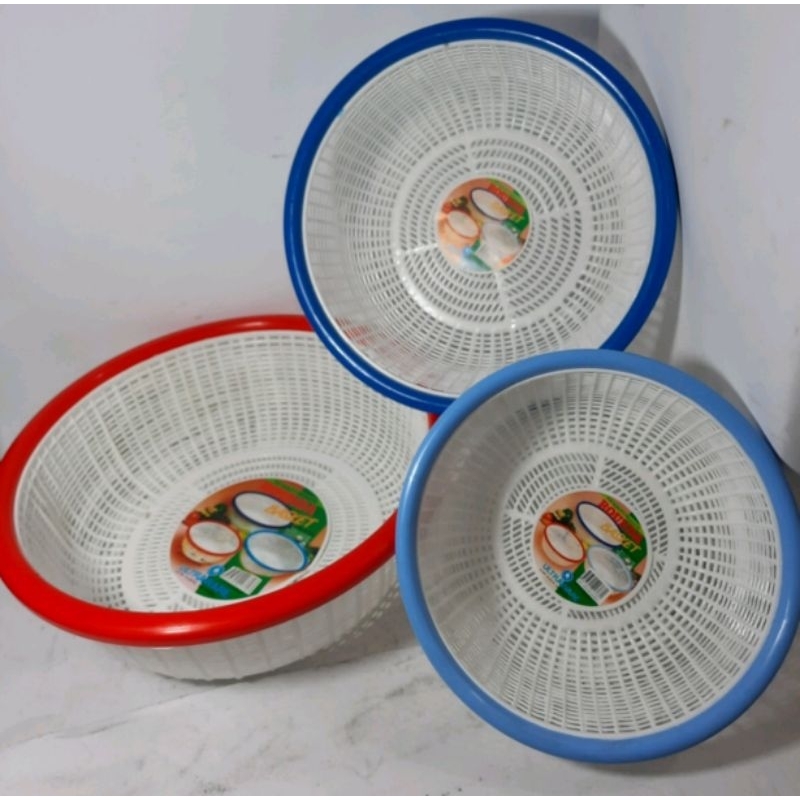 Kalo bulat ultra 368/keranjang telur/Tempat Tirisan cuci Sayur/saringan bulat plastik