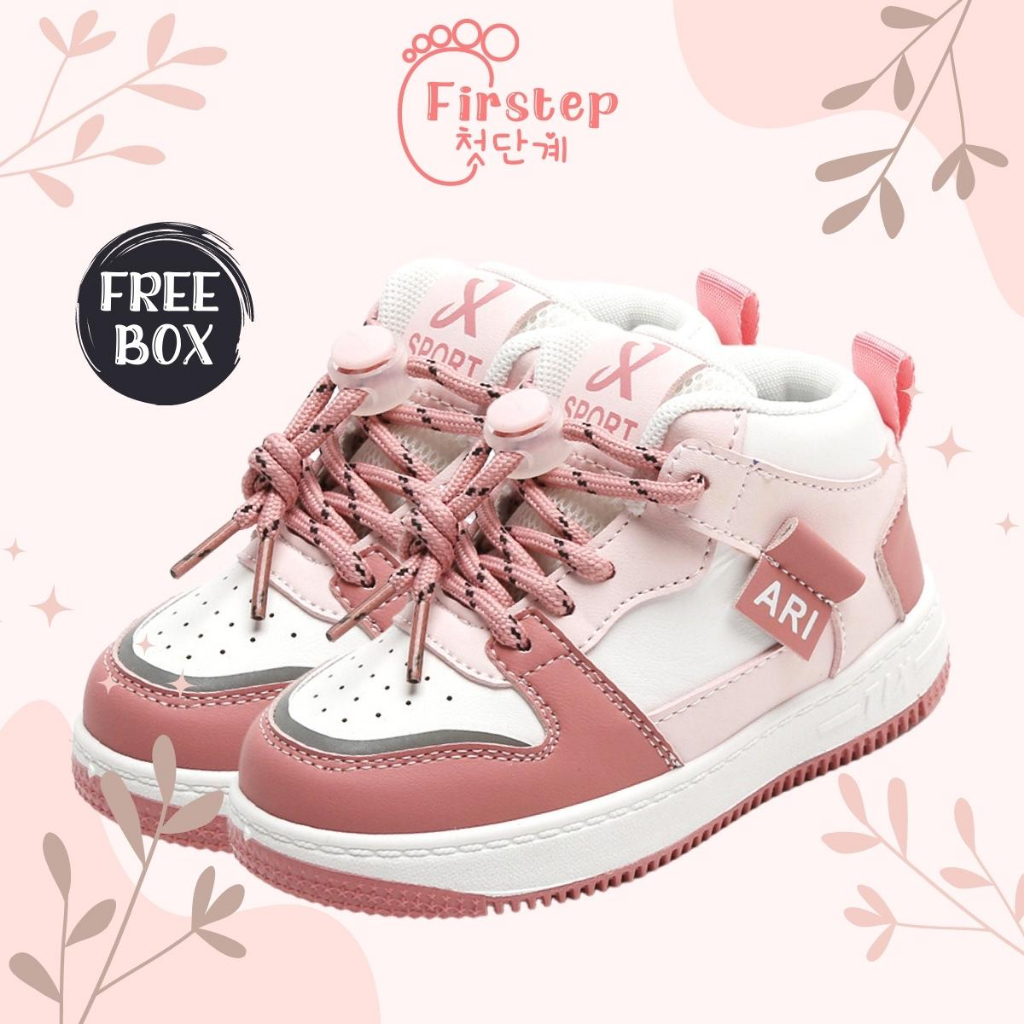 Sepatu Anak Perempuan Dan Laki Laki Import Sneaker Anak Usia 1-5 Tahun FS149