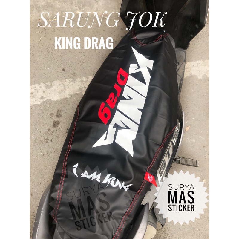 sarung jok king drag malaysia universal kulit jok kain jok jahit - Sayap Motor