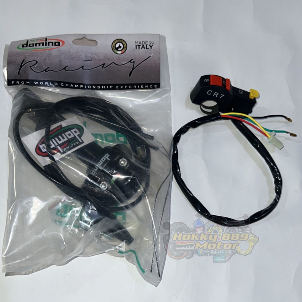 Paket Promo Gas Spontan Domino 2kabel Plus Saklar 3 Fungsi Universal Motor Crf Klx Vixion Bebek Racing