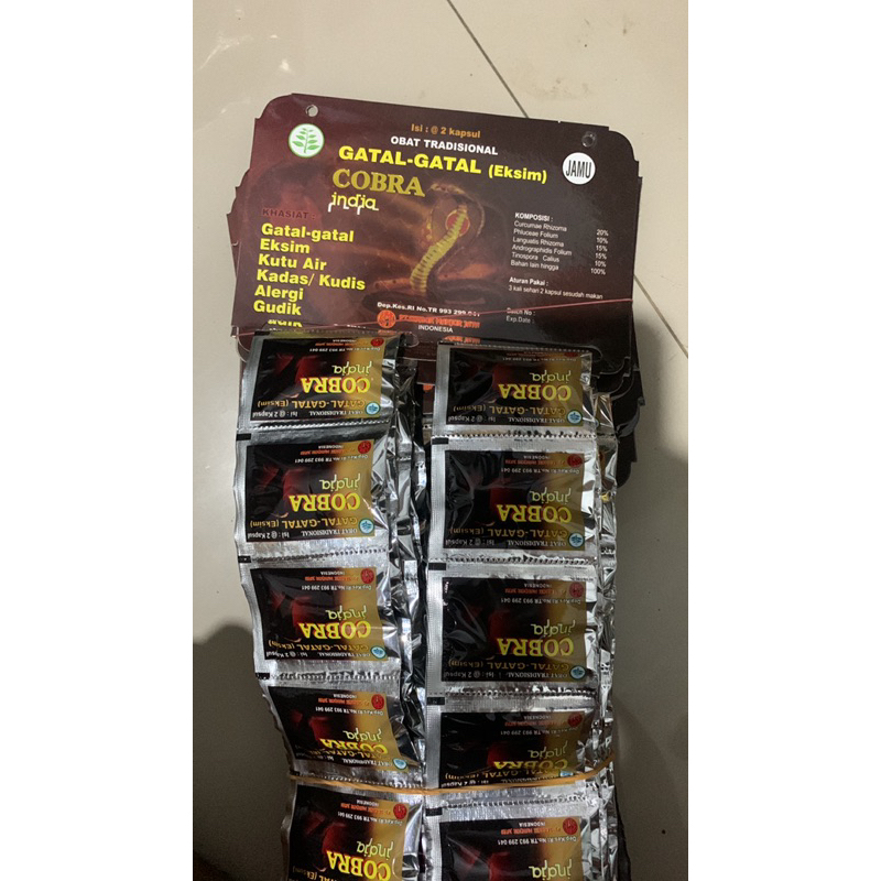

kapsul cobra gatal