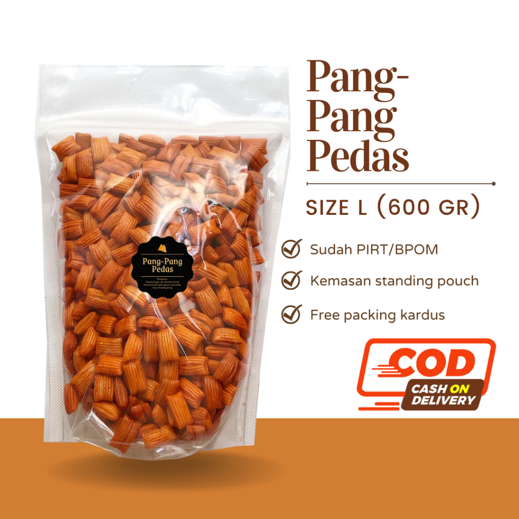 [DELISH SNACKS] Pang-Pang (L) 600gr / Snack Cemilan / Camilan Enak Gurih Manis / Pang Pang