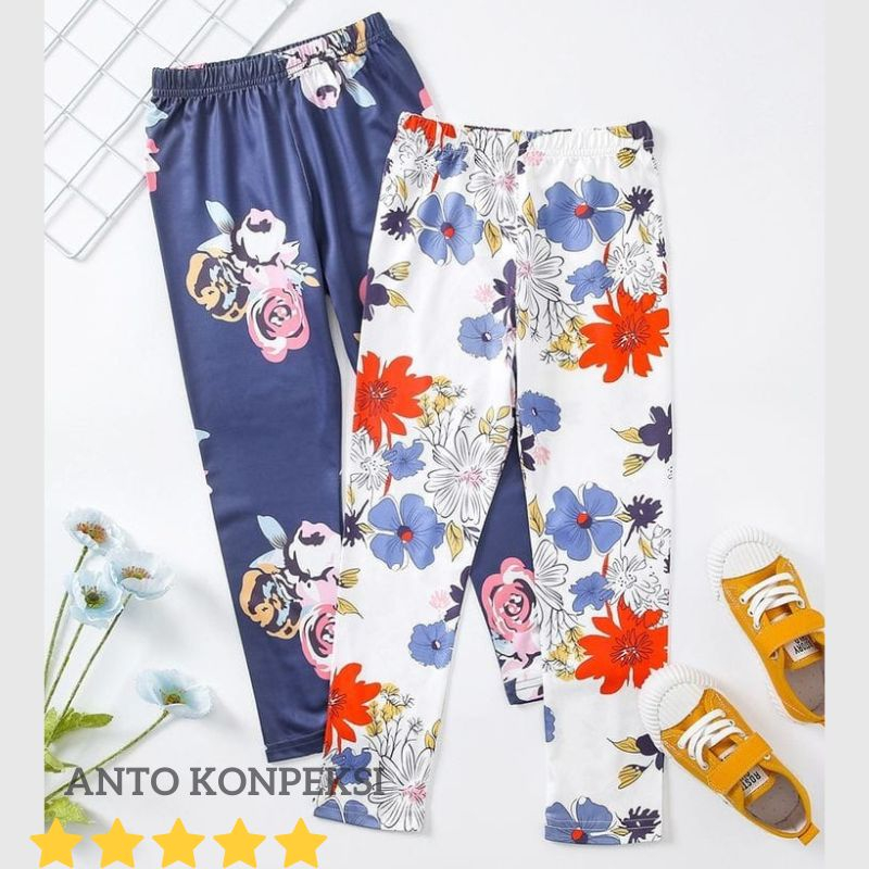 BELI 4 BONUS 1 LEGGING ANAK PEREMPUAN CELANA PANJANG PEREMPUAN 1 SAMPAI 10 TAHUN