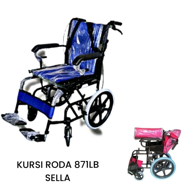 KURSI RODA TRAVEL SELLA KY 871 LB BISA DI LIPAT/ KORSI RODA TRAVELING (GOJEK)