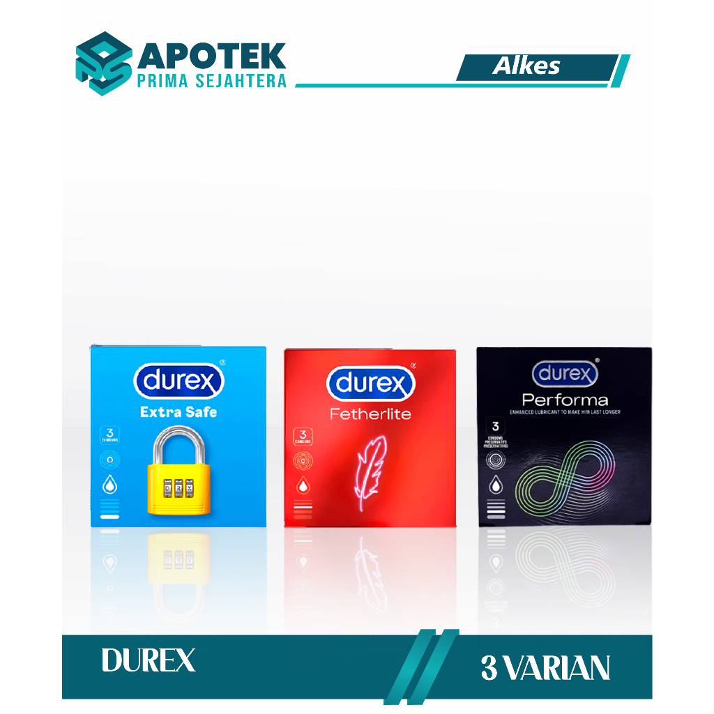 DUREX EXTRA SAFE ISI 3 KONDOM / CONDOM DUREX EXTRA SAFE