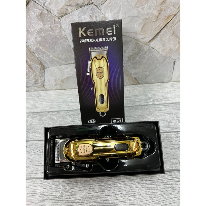 Alat Mesin Cukur Rambut Kemei Km-223 Hair Clipper Praktis