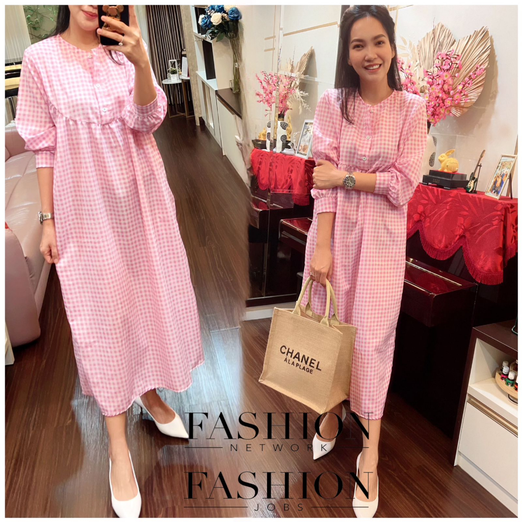 Damai fashion jakarta - baju MAXI DRESS BUSUI wanita REVINA REVINA - konveksi murah tanah abang