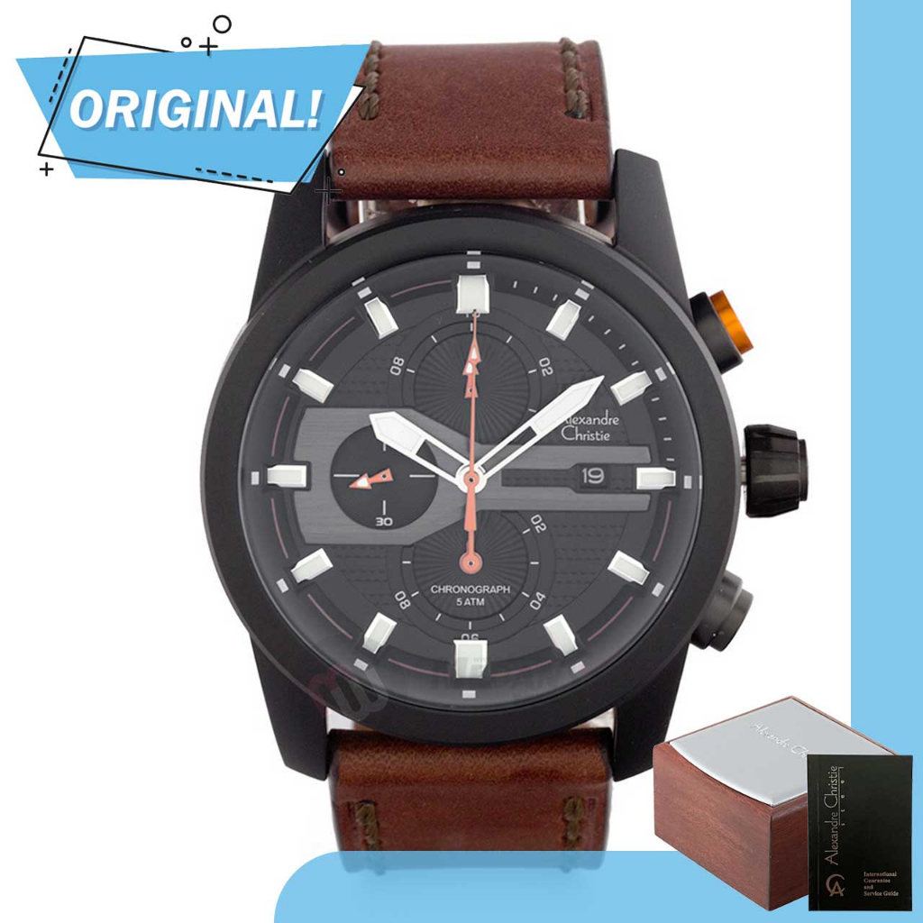Jam Tangan Pria Analog Alexandre Christie 6562MC AC6562 AC 6562 MC 6562 MCLIPBAOR Original Garansi R
