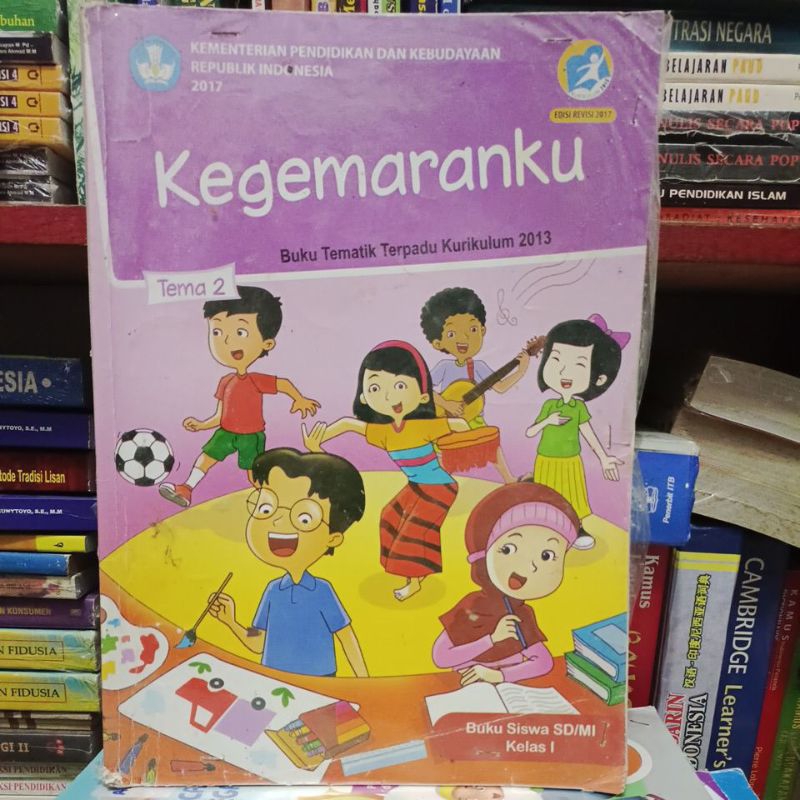 Buku tematik terpadu kelas 1 tema 2