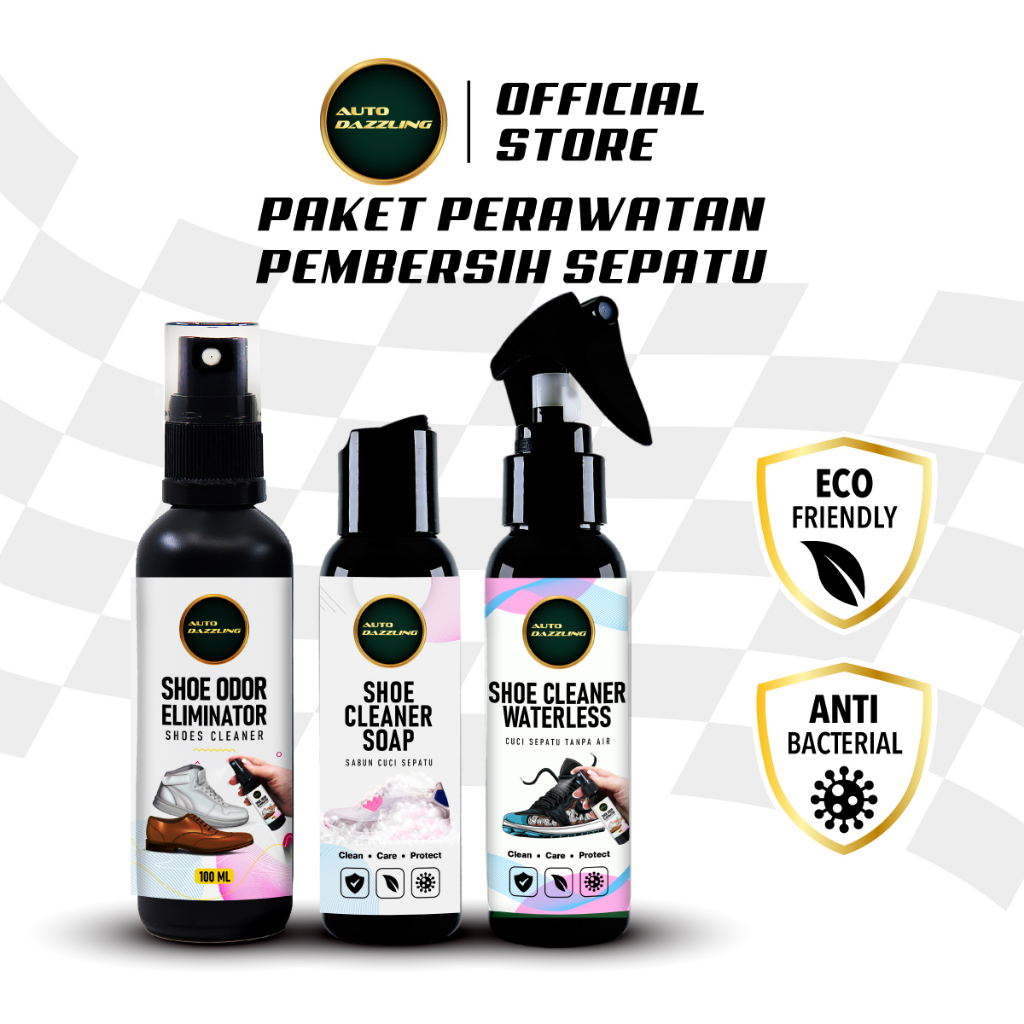 Auto Dazzling Shoe Cleaner Paket Lengkap Pembersih Sepatu