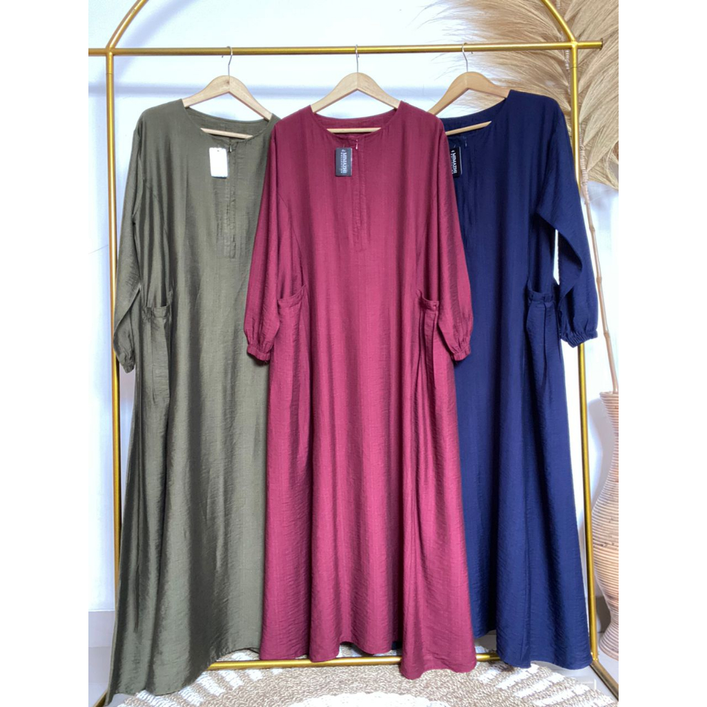 GAMIS BASIC/GAMIS BIG SIZE BAHAN POLO LINEN