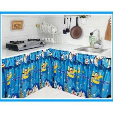 Gorden Pintu Hordeng Jendela Panjang Gordeng Kamar Tidur Murah Minimalis Karakter Poni 190x200 cm