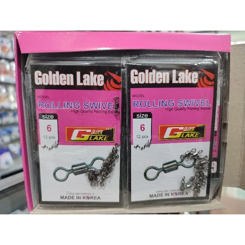 Kili-kili Golden Lake Rolling Swivel High Quliality Fishing Made in Korea