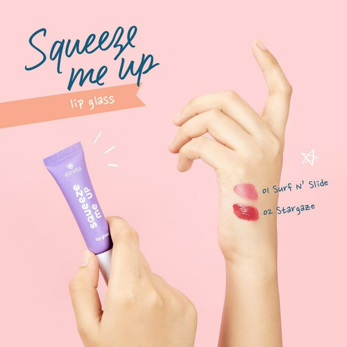 Emina Squeeze Me Up Lip Glass 6.5 g - Lip Cream Glossy