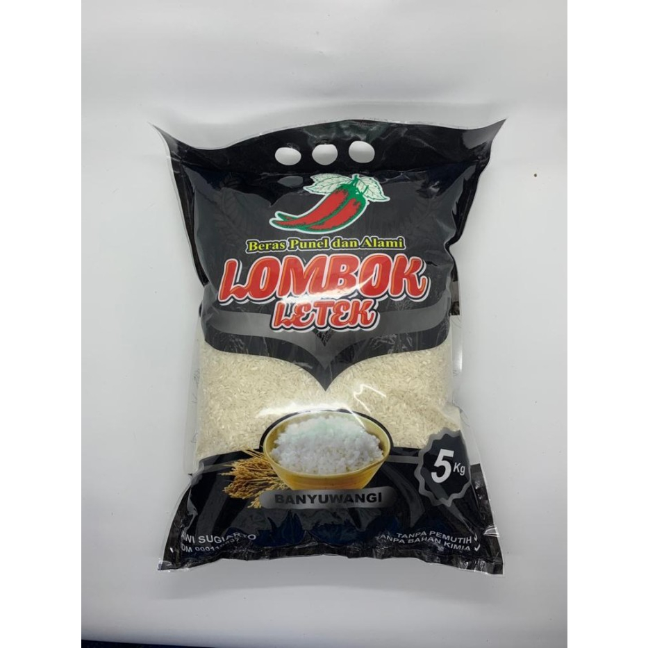 

BERAS SUPER PREMIUM CAP LOMBOK LETHEK 5KG KHUSUS INSTANT