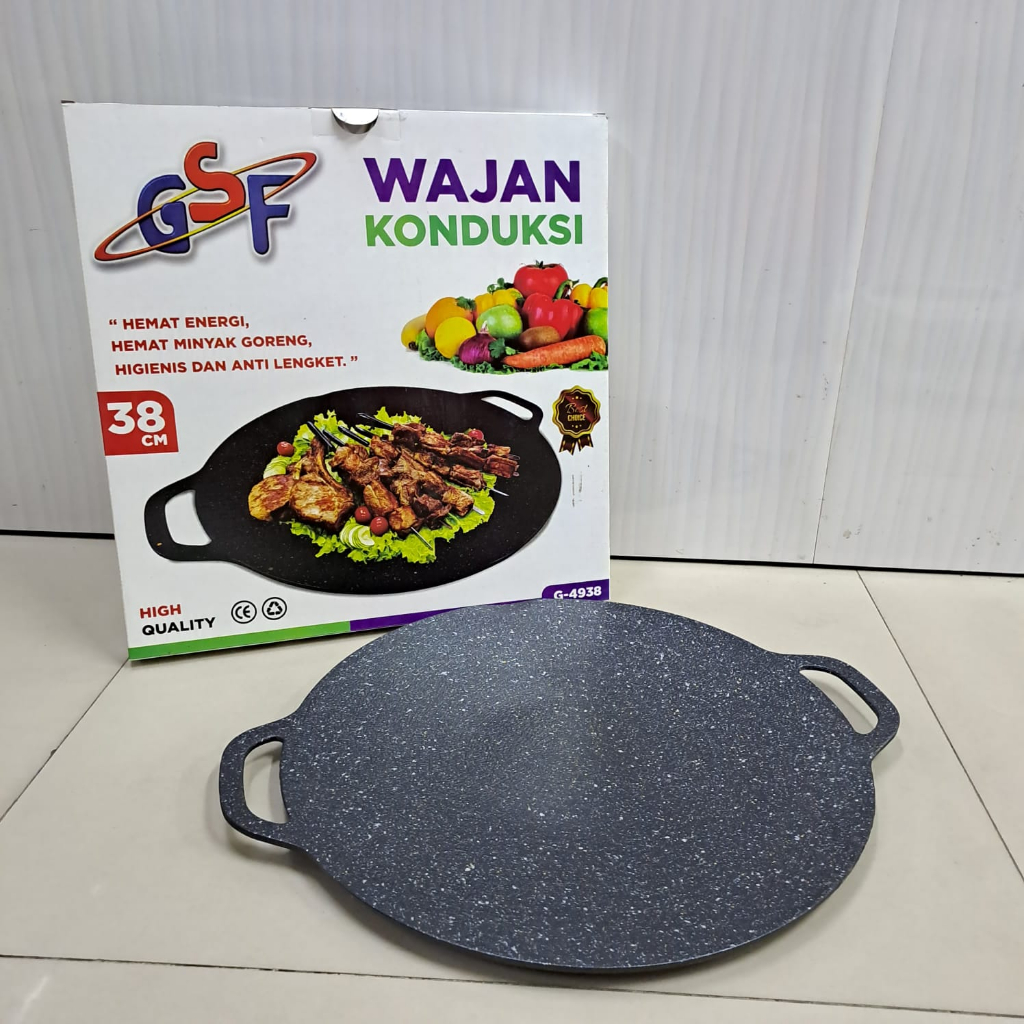 NEW WAJAN KONDUKSI SERBAGUNA PANCI TEFLON MULTI GRILL PAN TEFLON BBQ TEFLON BAKAR BAKAR G-4934