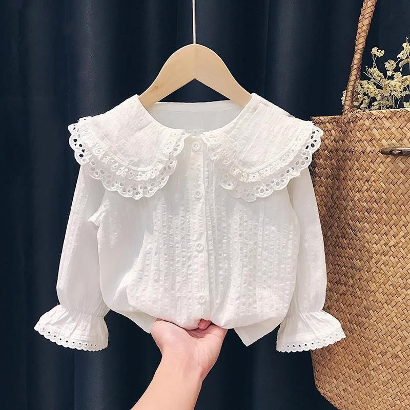 Kemeja Putih Anak Baju atasan anak perempuan import perempuan baju korean style